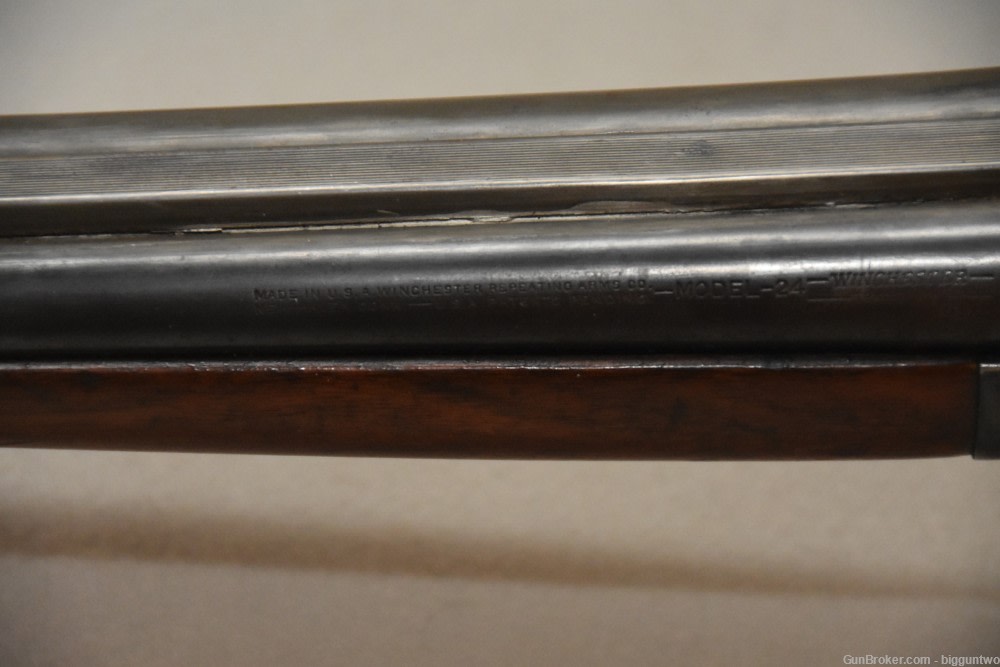 Winchester SXS Model 24,12 Ga. 30 inch double barrel in good condition     -img-7