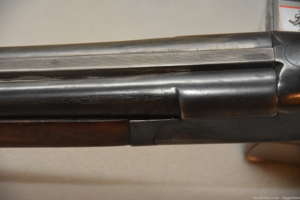 Winchester SXS Model 24,12 Ga. 30 inch double barrel in good condition     -img-8