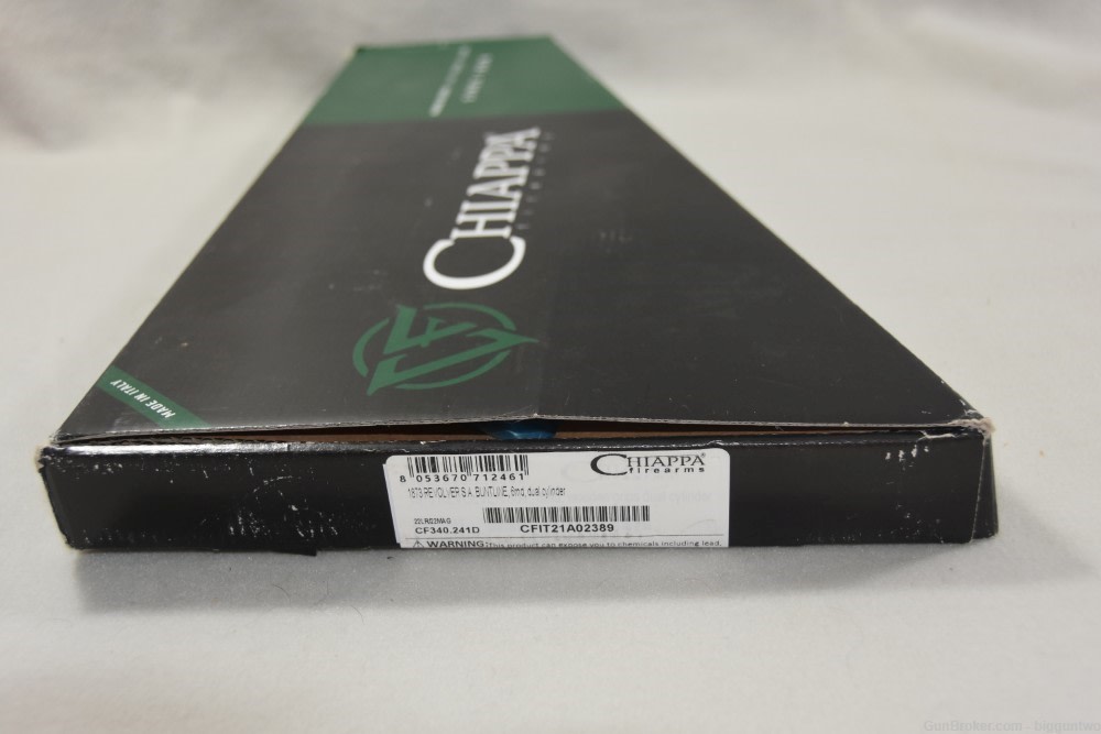 Chiappa SAA 1873 22-6 Buntline 12" Revolver 6 RD 22LR 22 WMR CF340-241D New-img-3