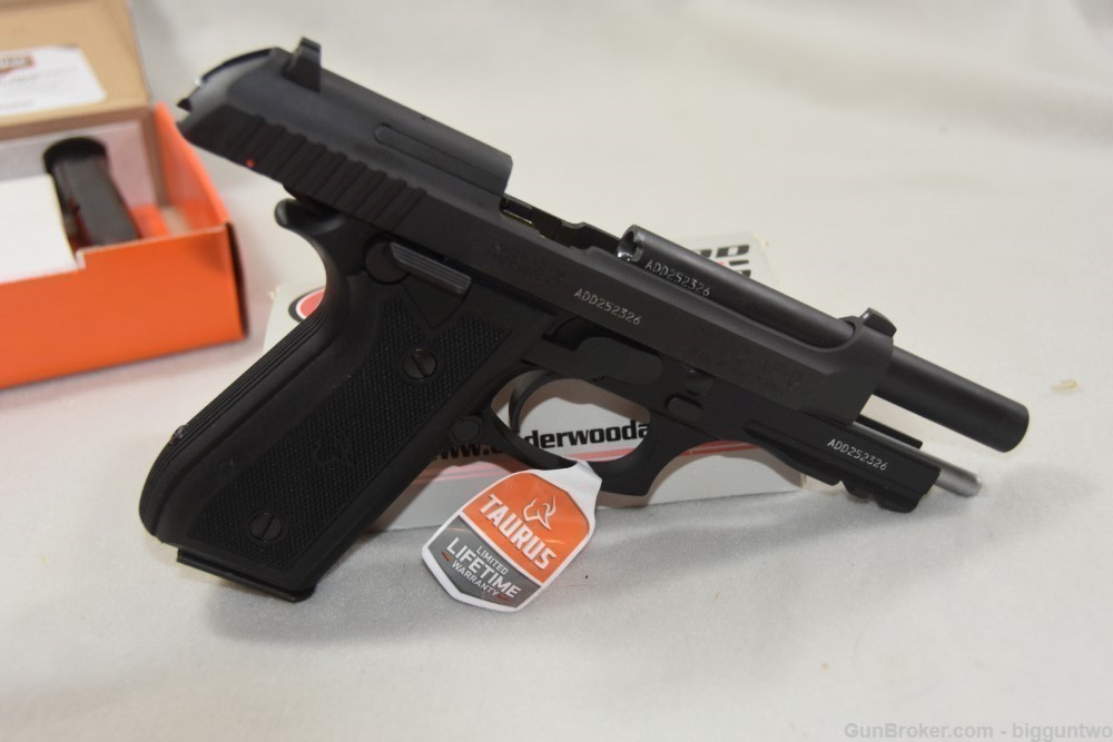 TAURUS PT92 9MM 5'' 17-RD PISTOL Brand New in Box with paper, etc.         -img-13