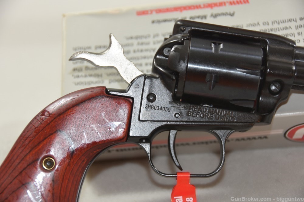 HERITAGE ROUGH RIDER 22 LR/22WMR 9" 6-RD REVOLVER Brand New in Box w/ paper-img-11