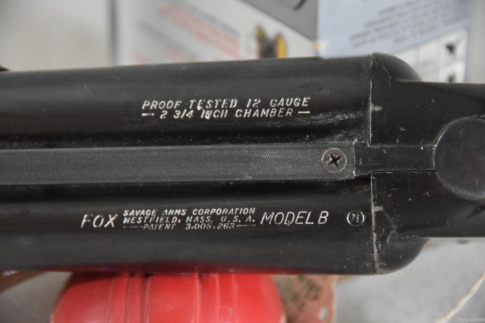 Savage Fox BSE Model B 12 Ga. SXS Shotgun in good condition.-img-29