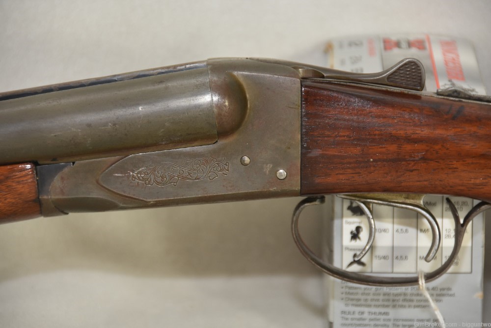 Savage Fox Model B, 12 Gauge SXS Shotgun in very good condition-img-11