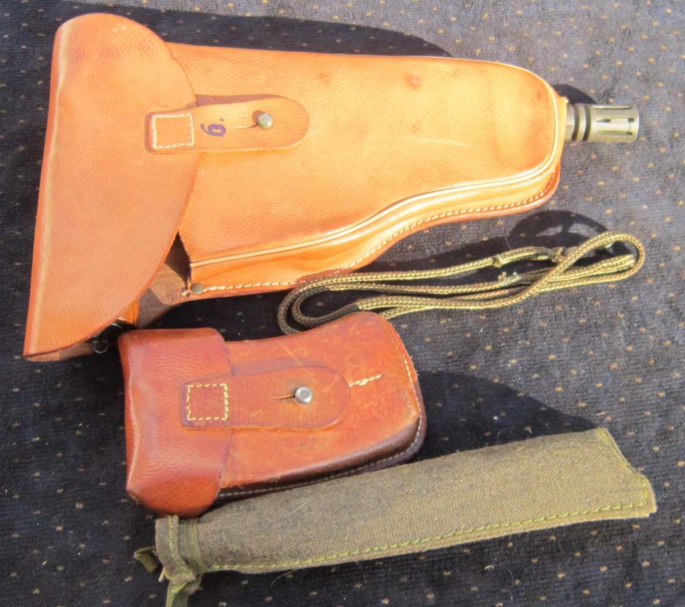 Vz61 Skorpion parts kit w/threaded barrel w/SHOULDER, all the mags,&holster-img-11
