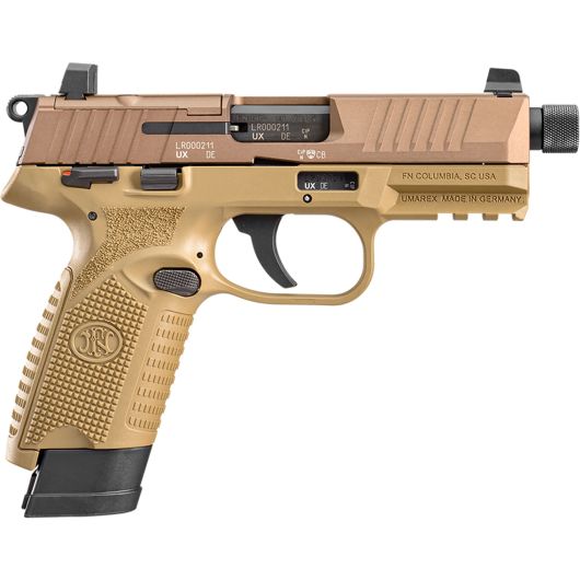 66-101006 FN America 502 Tactical 22 LR 4.6" FDE-img-0