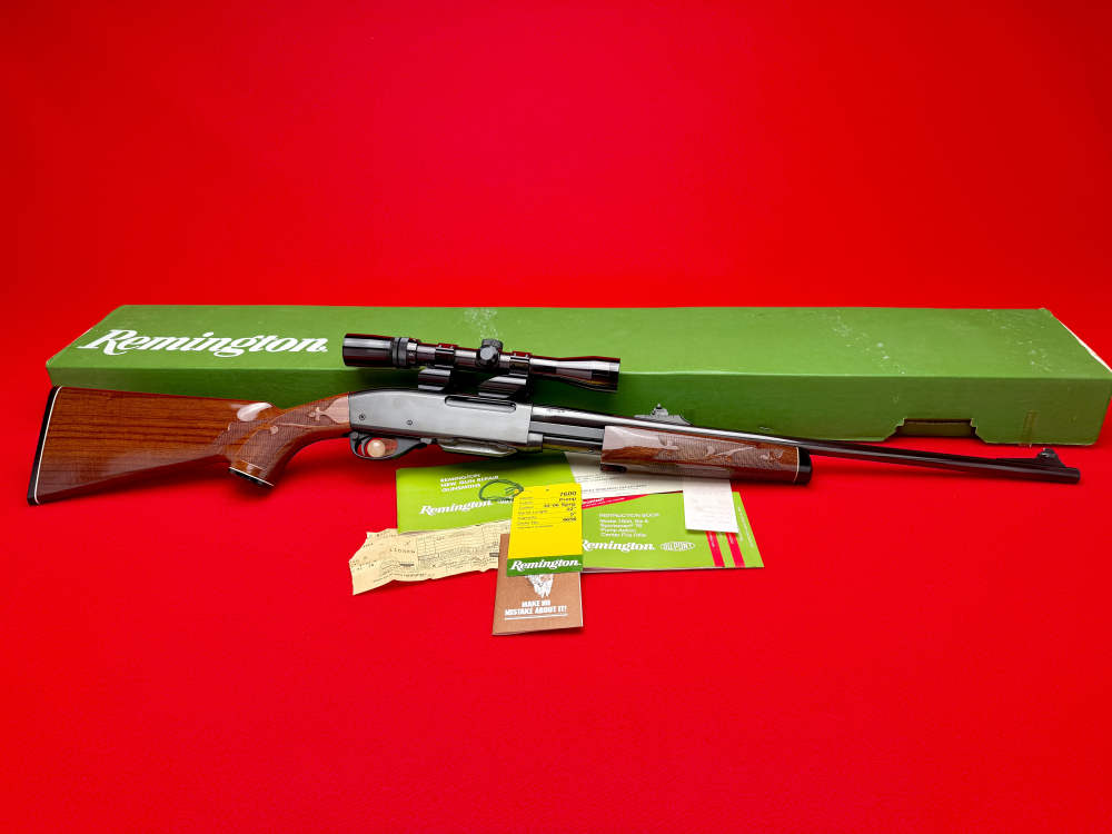 Remington 7600 30-06 Factory Blue Pump Action Rifle in OG Box Collector!-img-6