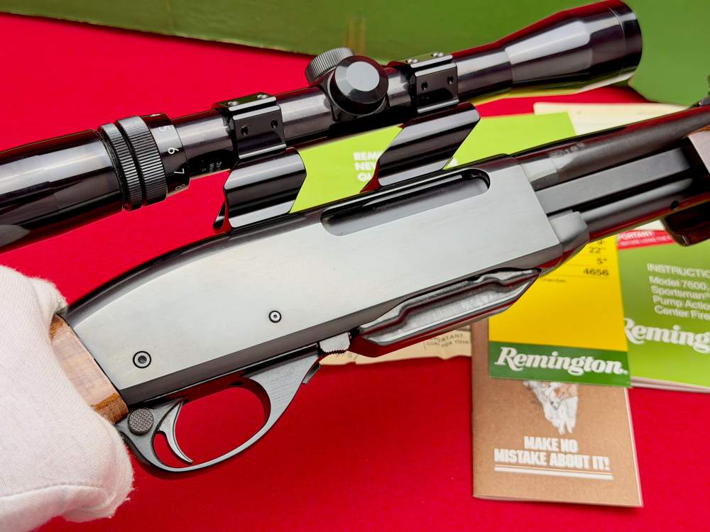 Remington 7600 30-06 Factory Blue Pump Action Rifle in OG Box Collector!-img-18
