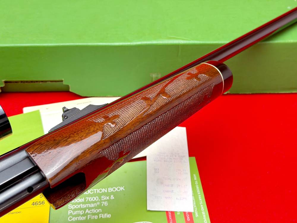 Remington 7600 30-06 Factory Blue Pump Action Rifle in OG Box Collector!-img-20