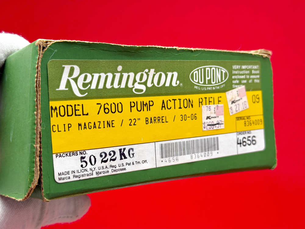 Remington 7600 30-06 Factory Blue Pump Action Rifle in OG Box Collector!-img-23