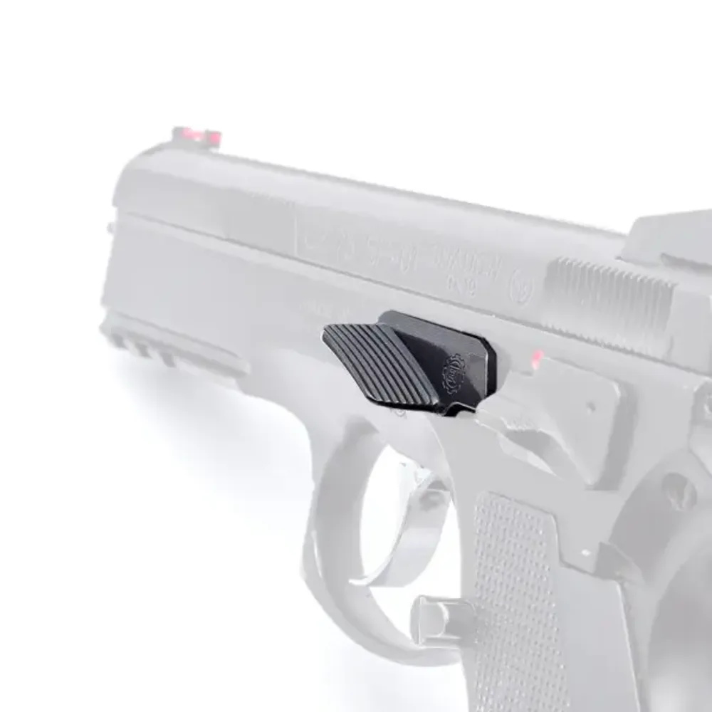 Eemann Tech Thumb Rest Slide Stop for CZ 75 - BLACK-img-1