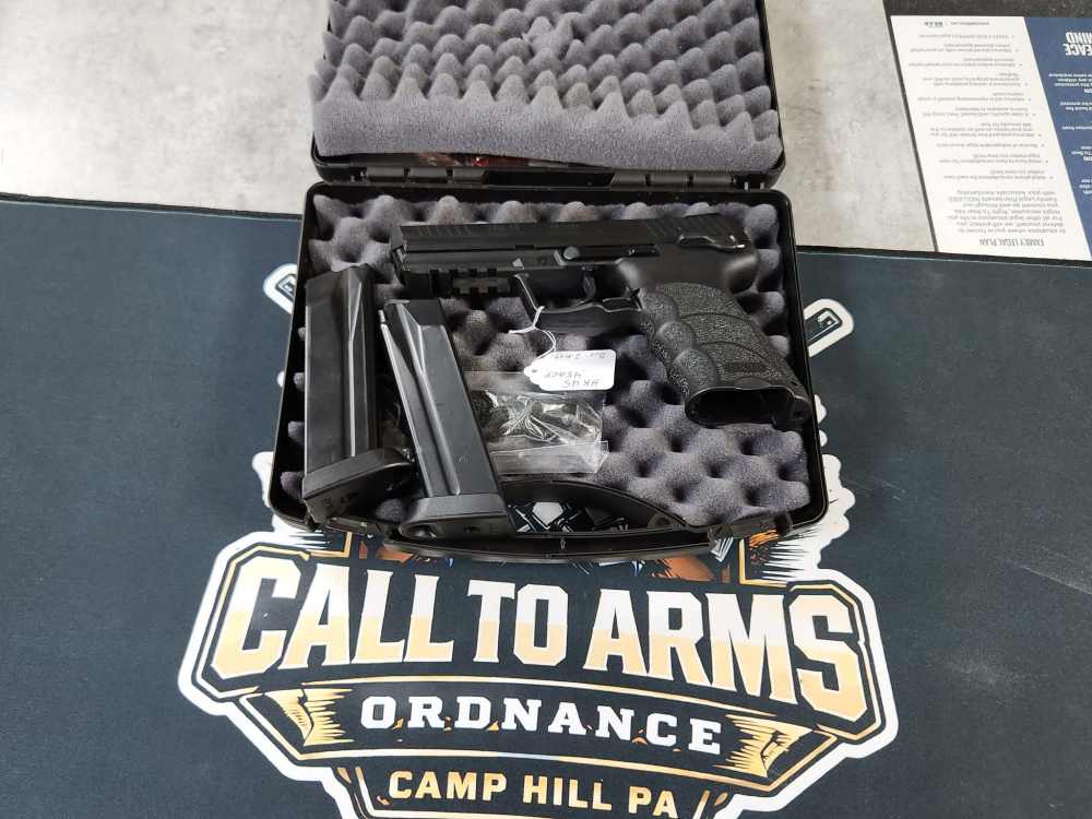 used HK Heckler & Koch HK45 .45 ACP DA/SA – 2 Mags – Factory Case – E-img-3