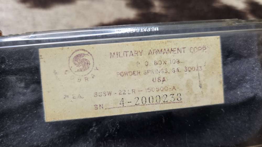 MAC SSSW CIA SPY SUPPOSITORY GUN 22 AOW NFA EFILE 007 COLLECT MAKE OFFER -img-2