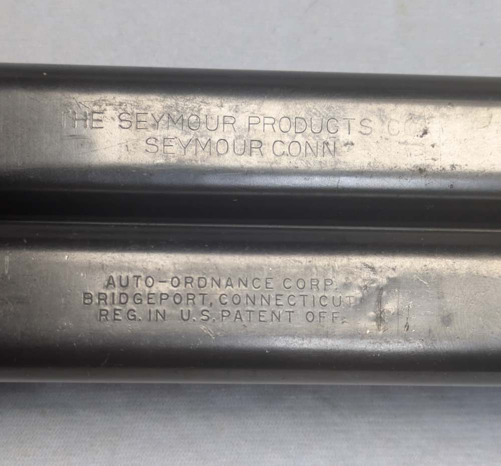 Thompson Maching Gun Mags 45ACP 30 Rnd Lot of 2, Seymour and Auto Ordinance-img-0