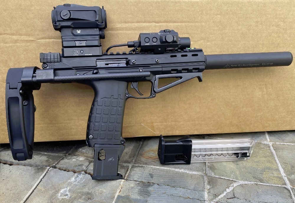 MP7 Micro CP33 22LR Suppressor Green Laser Light Red Dot 50rd Mag-img-3