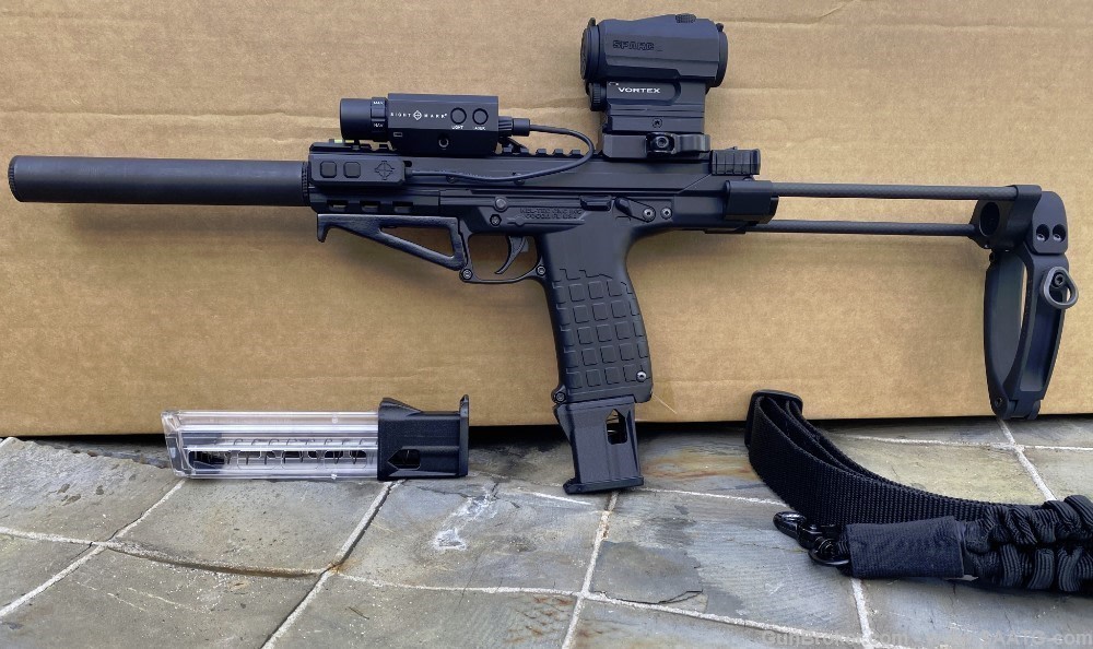 MP7 Micro CP33 22LR Suppressor Green Laser Light Red Dot 50rd Mag-img-1