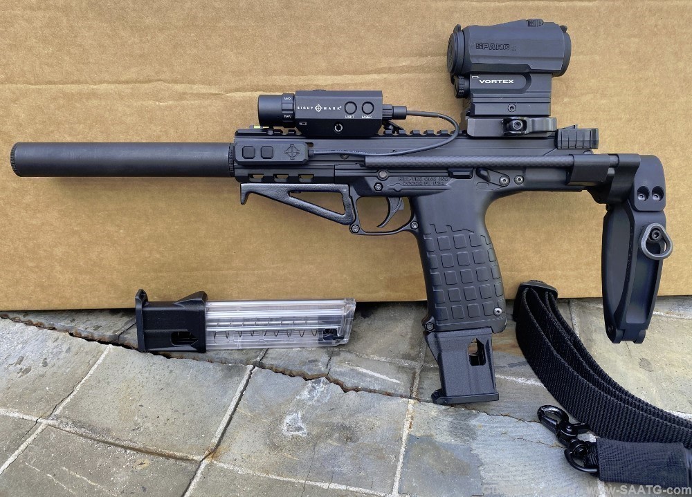 MP7 Micro CP33 22LR Suppressor Green Laser Light Red Dot 50rd Mag-img-2
