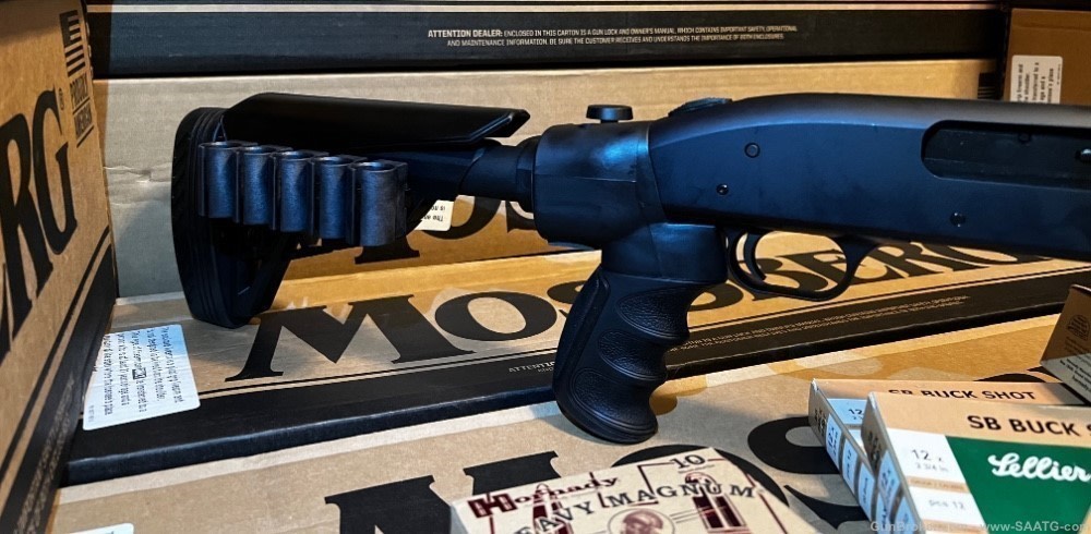 Mossberg Tactical Defense Riot Assault 12ga Shotgun BLACK Side Fold Stock-img-6