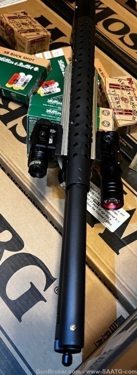 Mossberg Tactical Defense Riot Assault 12ga Shotgun FDE Side Folding Stock-img-8