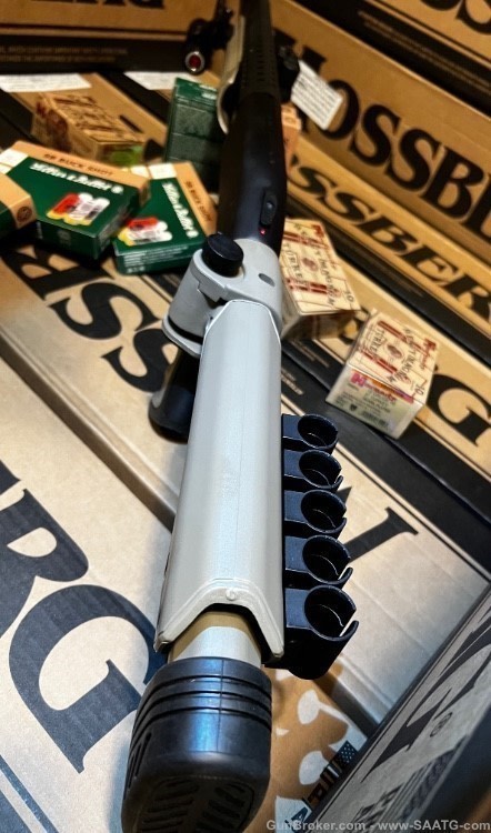 Mossberg Tactical Defense Riot Assault 12ga Shotgun FDE Side Folding Stock-img-3