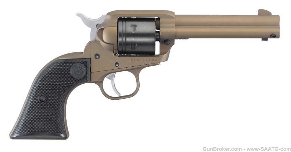 *LAST ONE* Ruger Wrangler Revolver 22 LR Burnt Bronze Cerakote-img-0