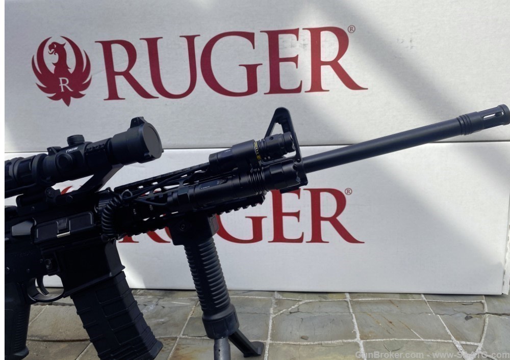 AR15 Ruger Tactical Pack AR556 RED/GREEN Dot GREEN LASER/LIGHT-img-4