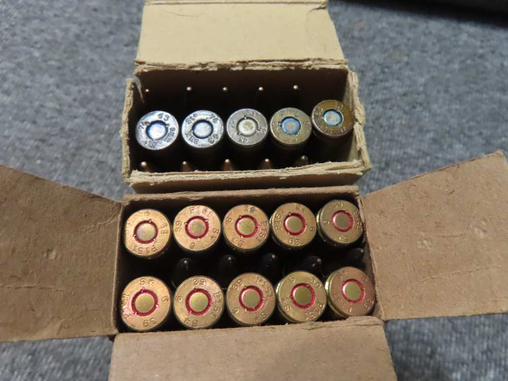 2 BOXES 30 ROUNDS WWII GERMAN 8mm MAUSER AMMO S.M.E.+S.M.K. YELLOW TRACER-img-7