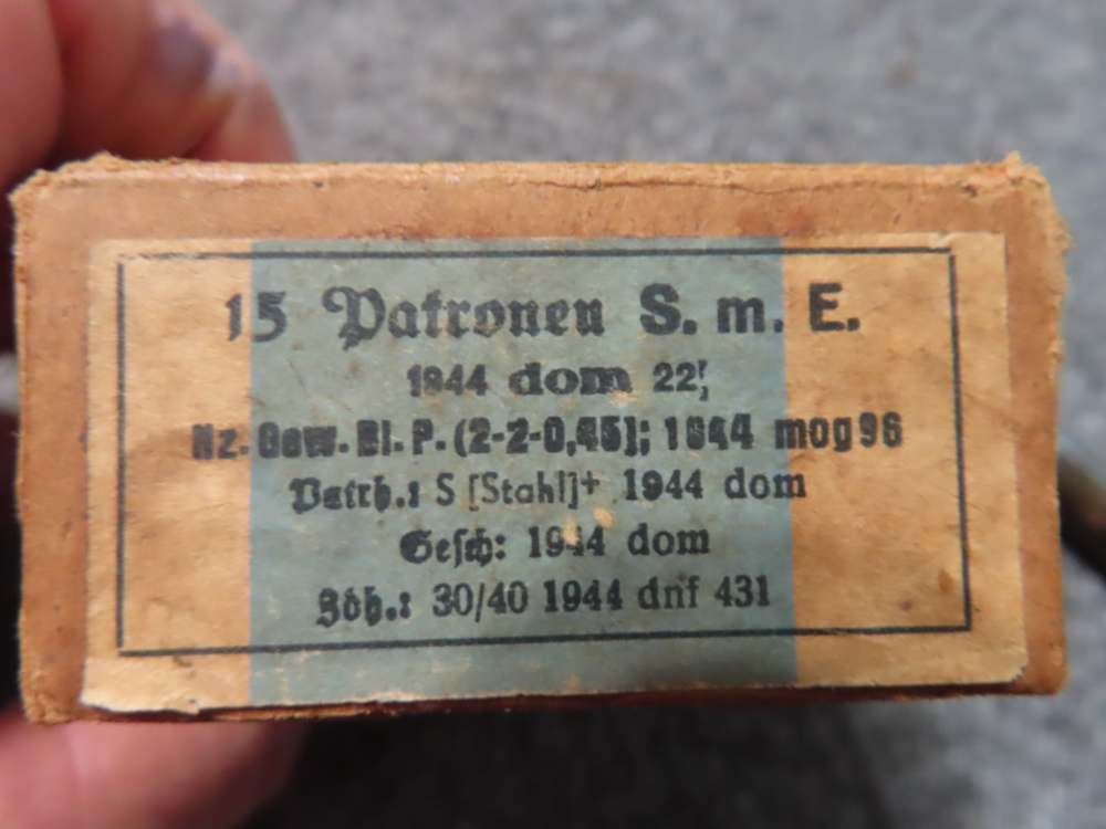 5 BOXES 75 ROUNDS WWII GERMAN 8mm MAUSER RIFLE AMMO-TROPICAL, TRACER, MORE-img-8