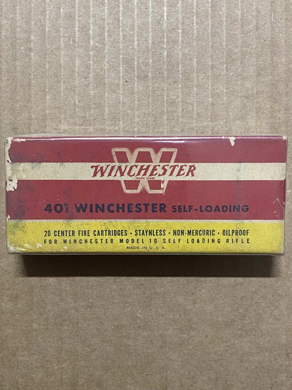 Winchester 401 WSL 200gr Soft Point- 20rds-img-0