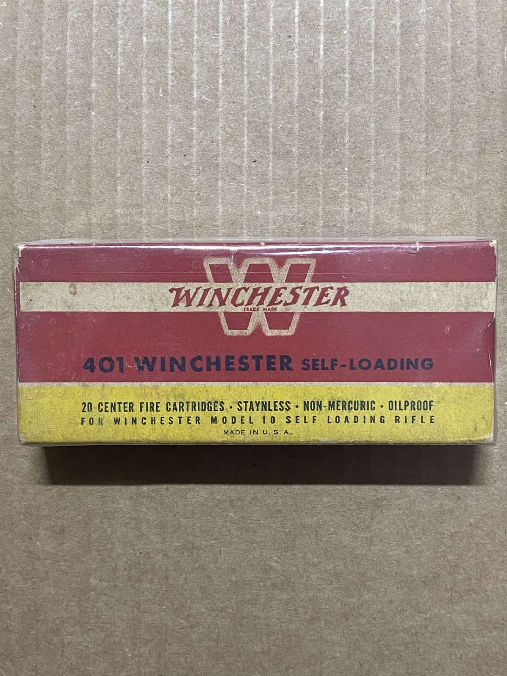 Winchester 401 WSL 200gr Soft Point- 20rds-img-1