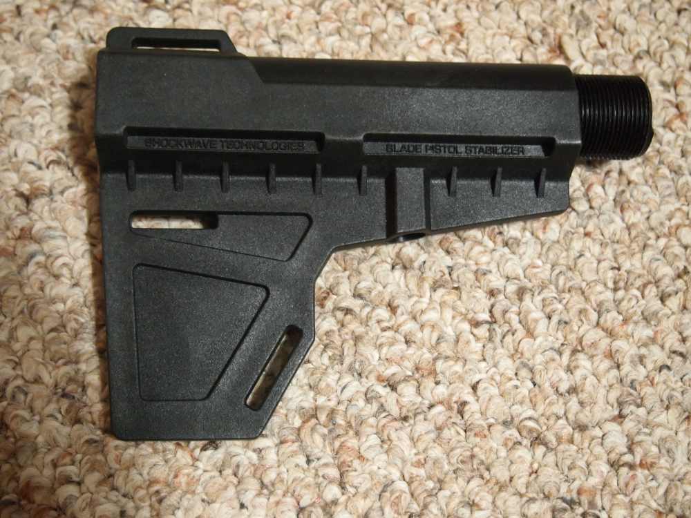 2 Shockwave Blade Pistol Stabilizers OD and Black with tubes-img-3