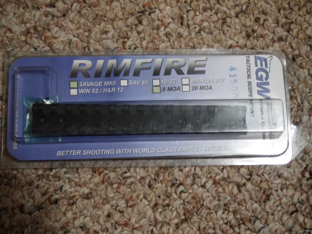 EGW 41500 Savage Mark II Scope Base 0 MOA-img-0