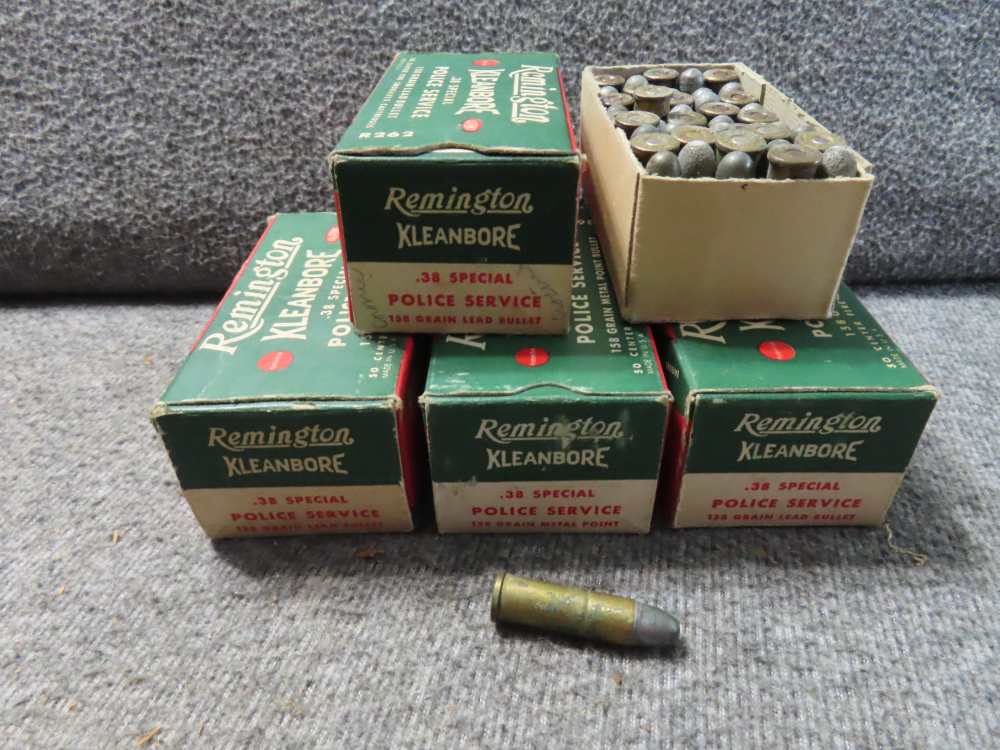 4 BOXES 200 ROUNDS REMINGTON KLEANBORE .38 SPECIAL POLICE SERVICE AMMO-img-0