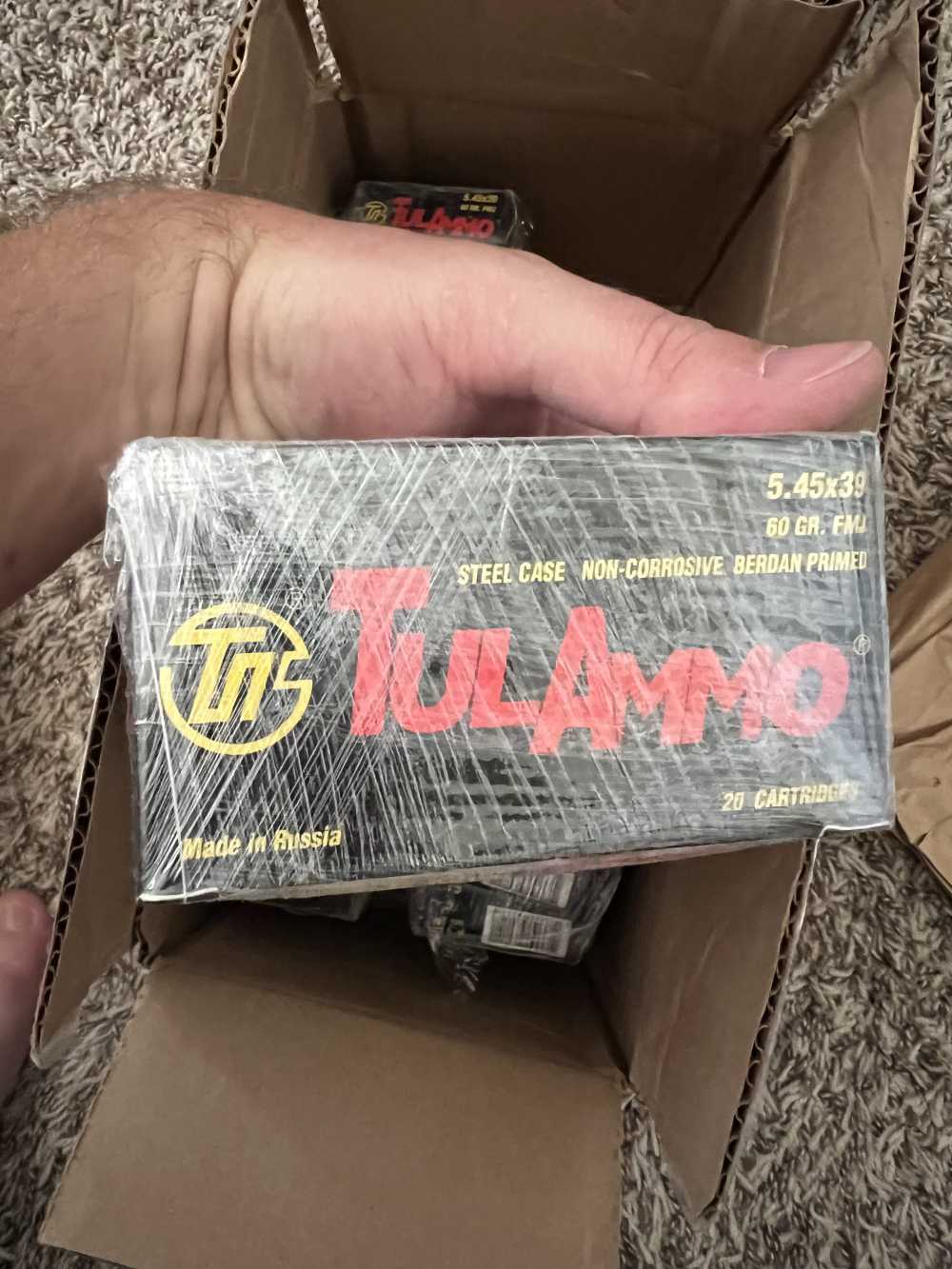 500rds Tulammo 5.45x39 AK74 Ammo Steel Case -img-1