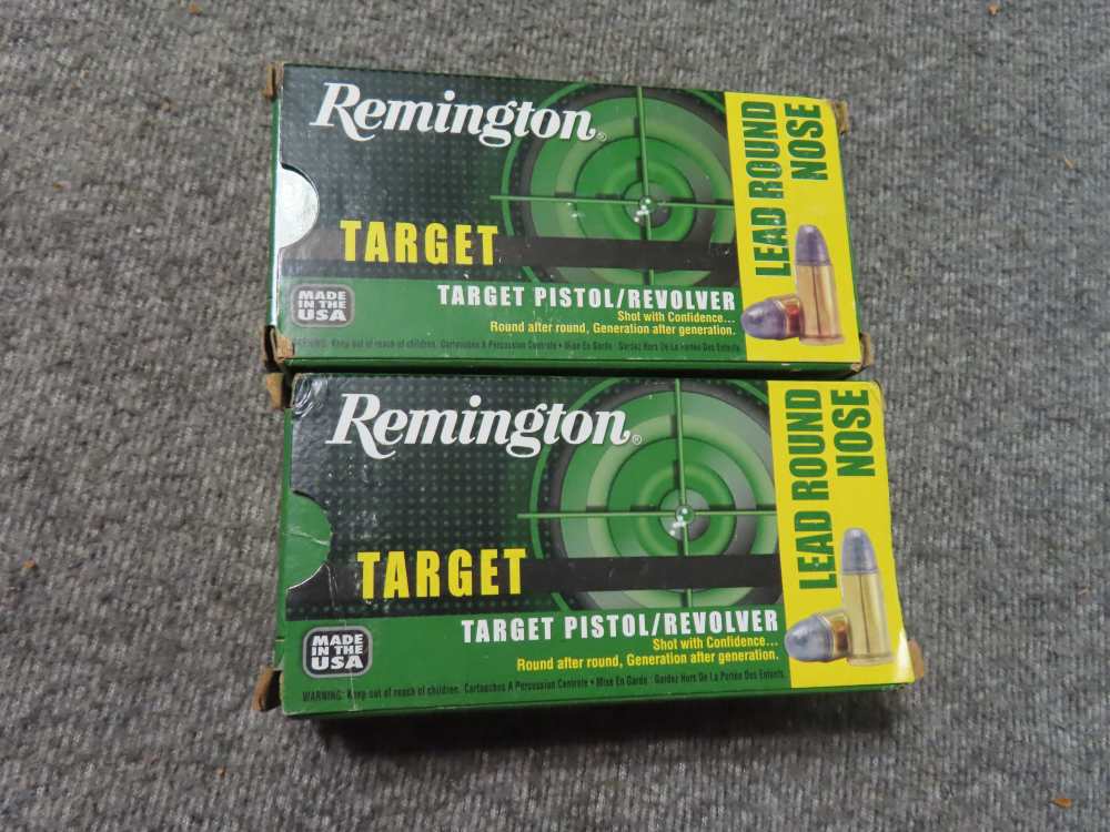2 BOXES 100 ROUNDS REMINGTON TARGET .38 SMITH & WESSON CALIBER AMMUNITION-img-7