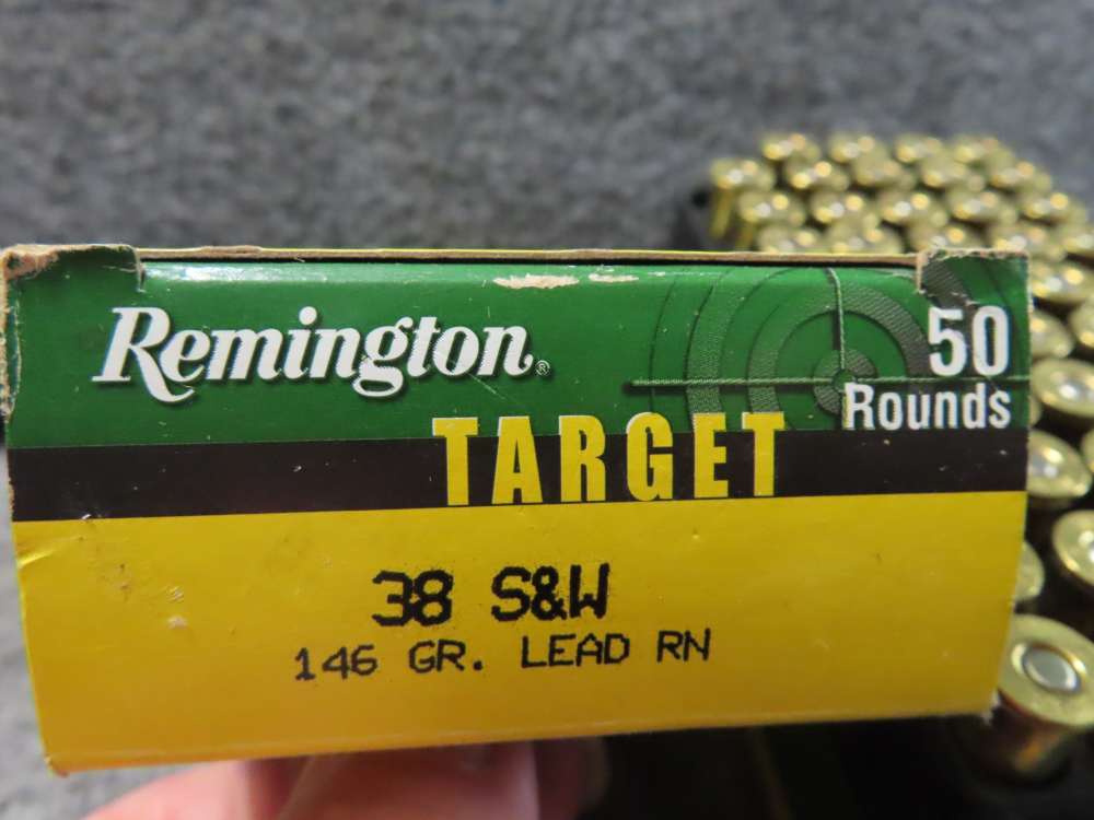 2 BOXES 100 ROUNDS REMINGTON TARGET .38 SMITH & WESSON CALIBER AMMUNITION-img-1