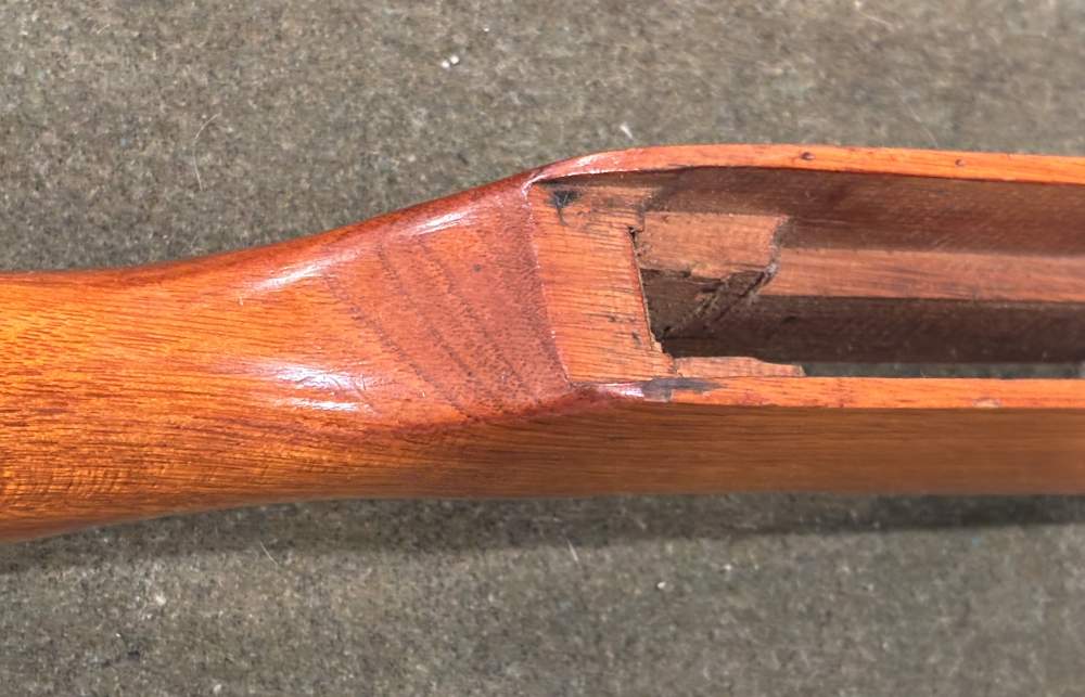 Used - Chinese Type 56 SKS Spike Bayonet Groove Wood Stock - Very Good -img-53