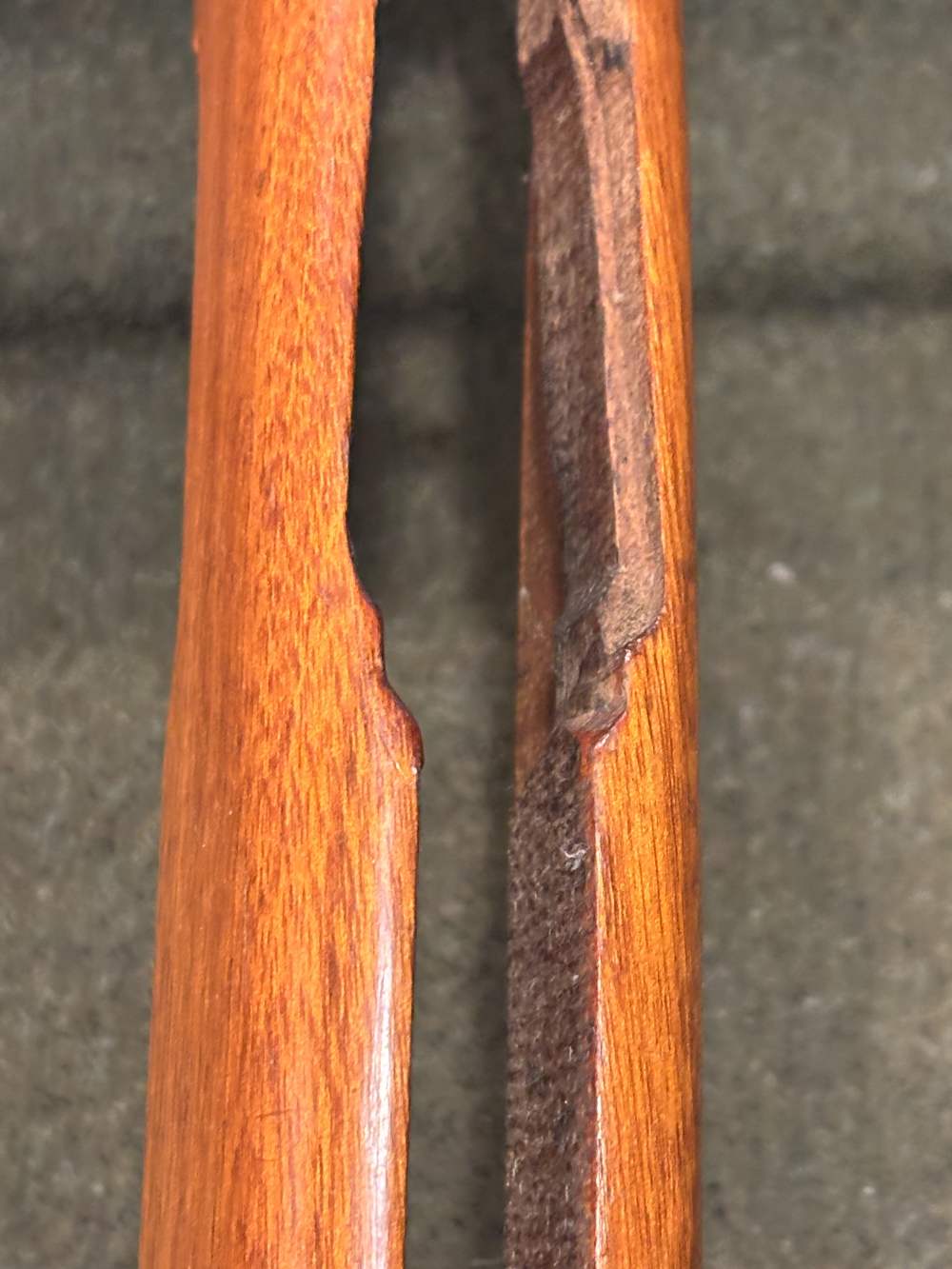 Used - Chinese Type 56 SKS Spike Bayonet Groove Wood Stock - Very Good -img-20