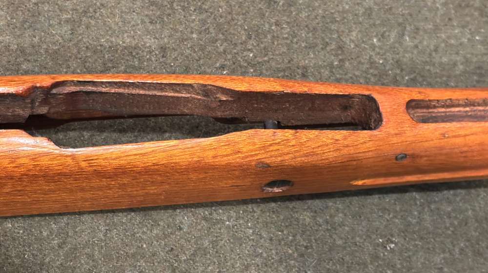 Used - Chinese Type 56 SKS Spike Bayonet Groove Wood Stock - Very Good -img-15