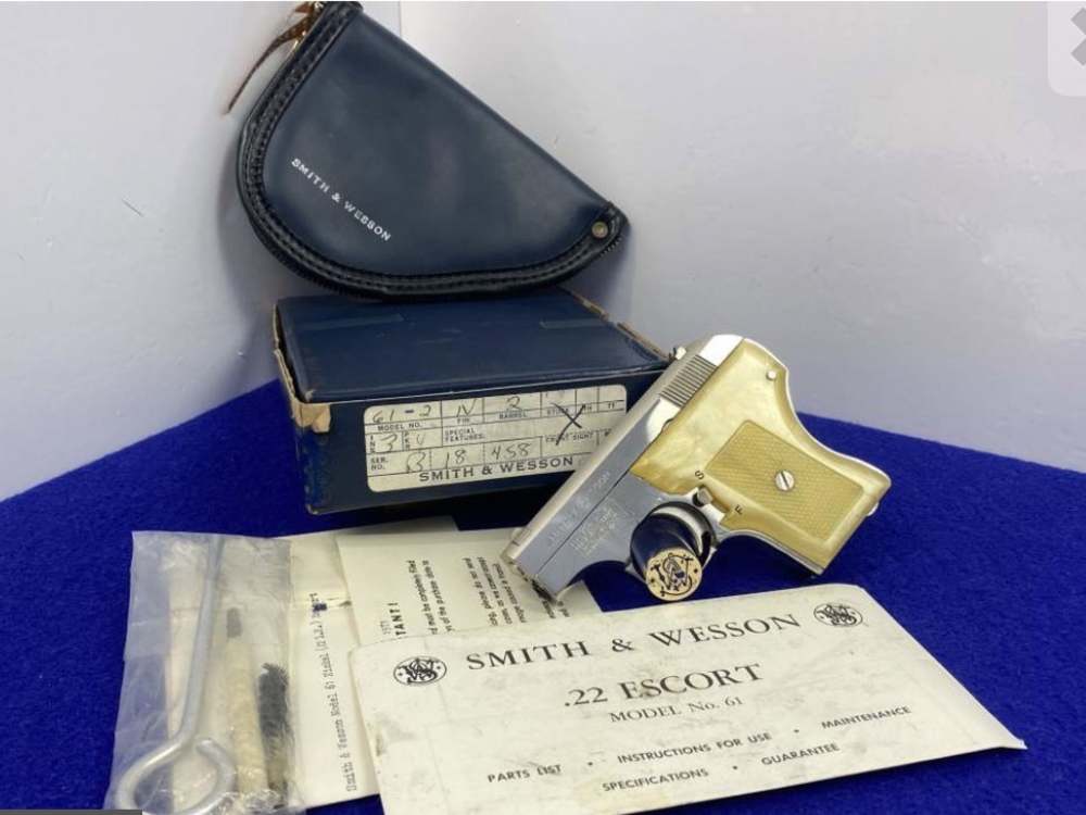 Smith & Wesson Model 61-2 Escort .22 LR Nickel – Original Box C&R-img-0