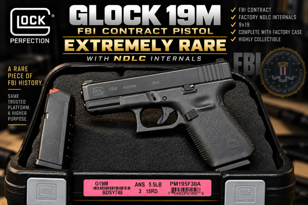 Factory FBI GLOCK 19M with NDLC Internals [EXTREMELY RARE!]-img-0