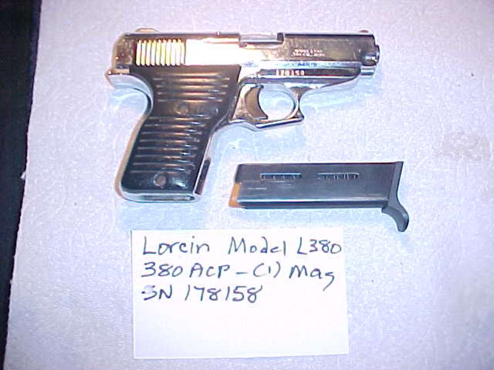 Lorcin L380 - 380 ACP - (1) Magazine - SN# 178158 -img-0