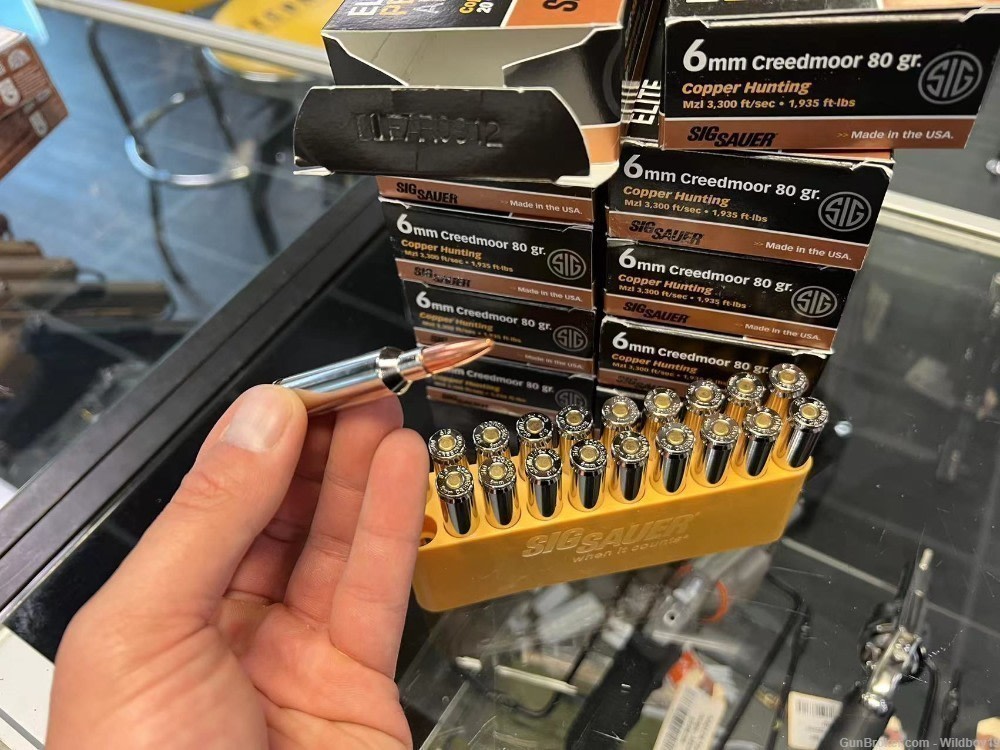 Sig Sauer E6MMCH120 Elite Copper Hunting 6mm Creedmoor 80 gr-img-2