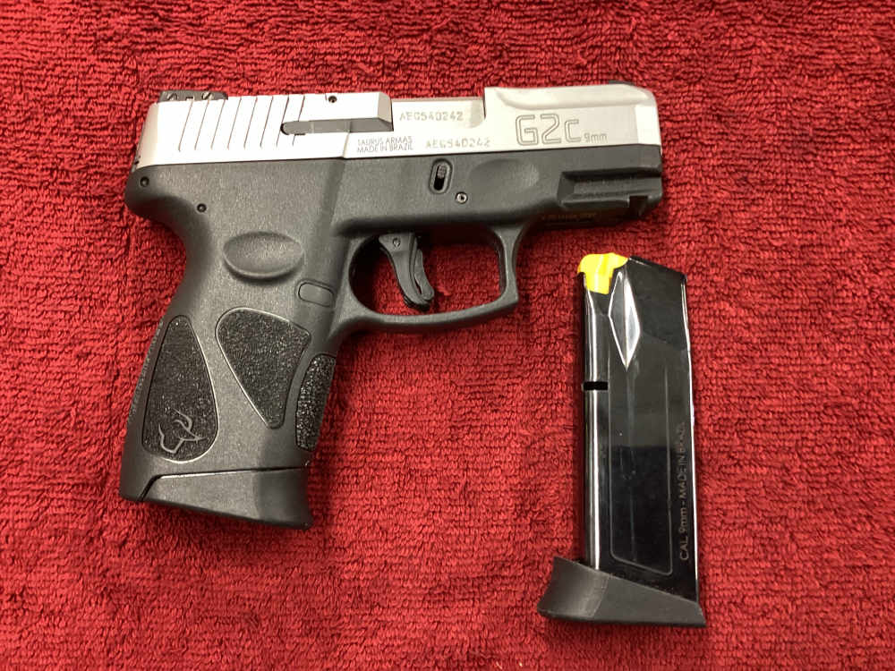 Taurus G2C 9mm Two-Tone +2-12Rnd Mags - NO CC FEES!-img-1
