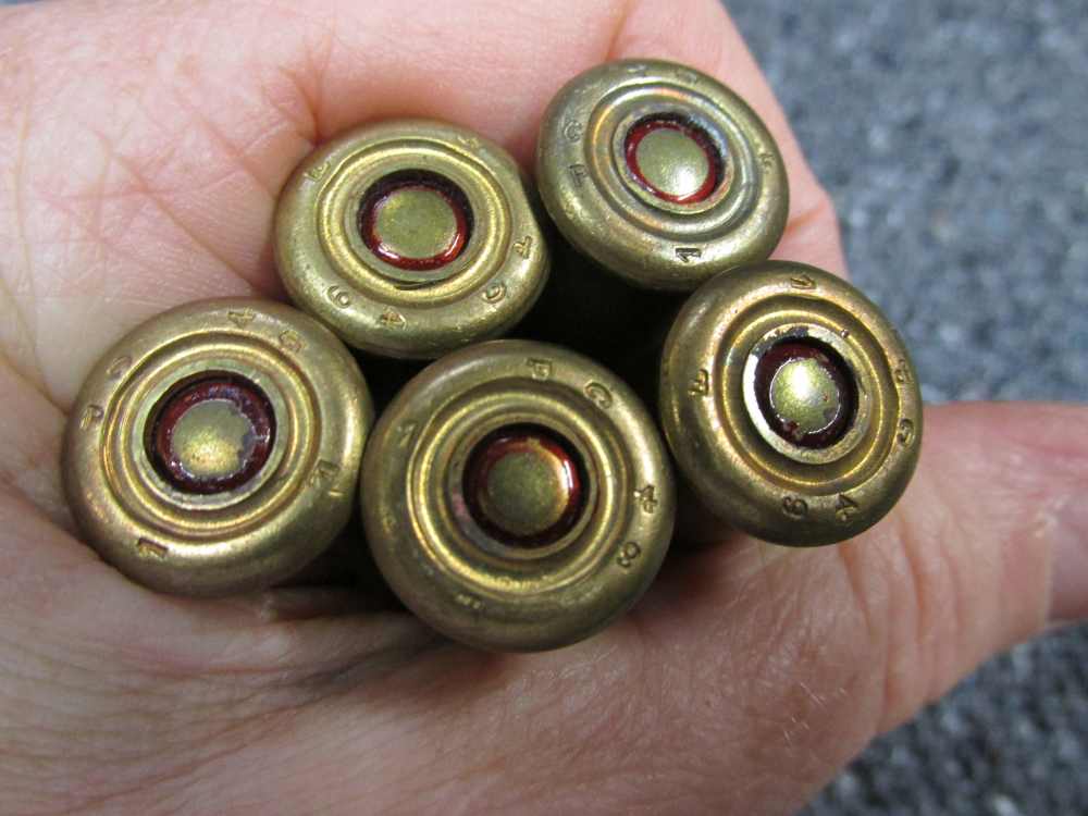 20 ROUNDS OF WWII ERA 8mm LEBEL RIFLE AMMO WITH LATE 1940's DATES-img-4
