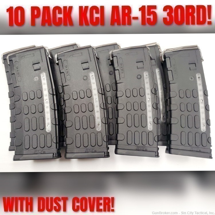 10pk of AR-15 30rd Magazines KCI-img-0