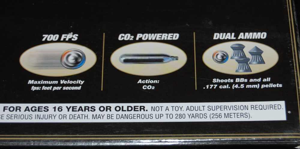 Winchester M14 CO2 Semi-Automatic Dual Ammo Air Rifle w/ Box-img-4
