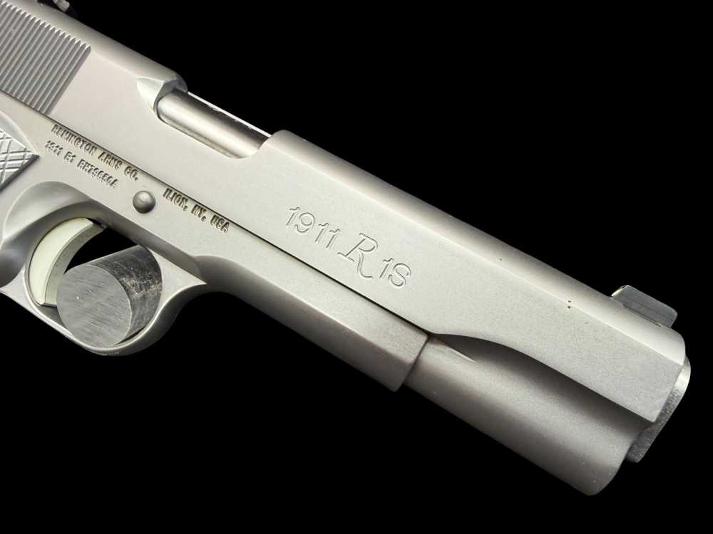 AWESOME, REMINGTON 1911 R1 STAINLESS .45 ACP ORIGINAL BOX & PAPERS -img-15