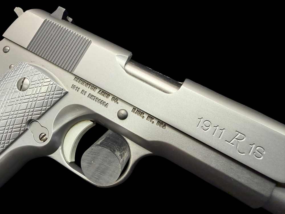 AWESOME, REMINGTON 1911 R1 STAINLESS .45 ACP ORIGINAL BOX & PAPERS -img-16