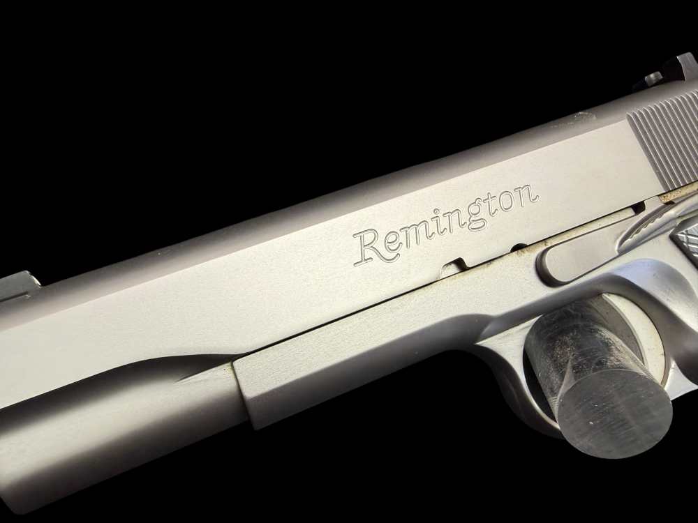AWESOME, REMINGTON 1911 R1 STAINLESS .45 ACP ORIGINAL BOX & PAPERS -img-8
