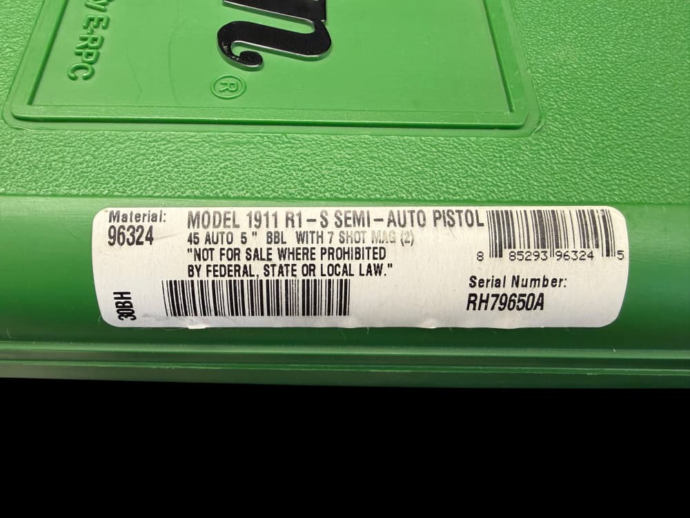 AWESOME, REMINGTON 1911 R1 STAINLESS .45 ACP ORIGINAL BOX & PAPERS -img-2